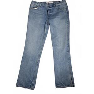 GRLFRND Jeans Size 31 The Hailey Low Rise Boot Slit Y2K Style Model Off Duty